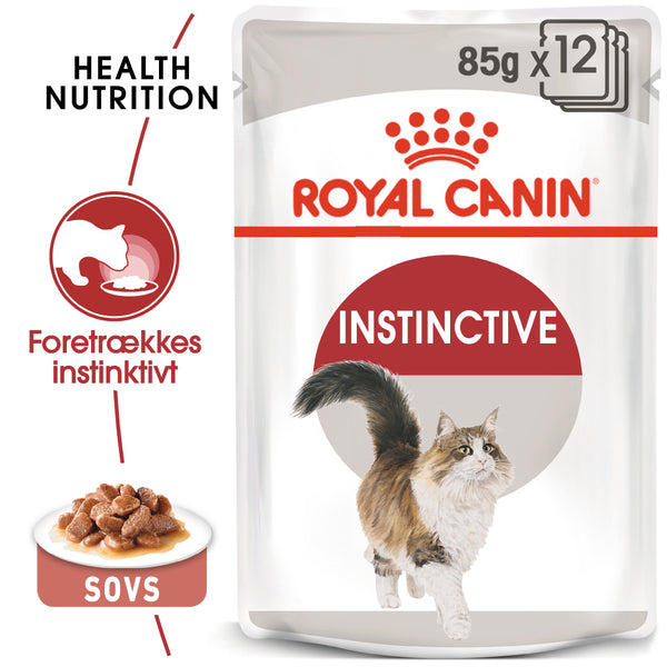 Royal Canin Instinctive Gravy Adult Vådfoder til kat 12x85g