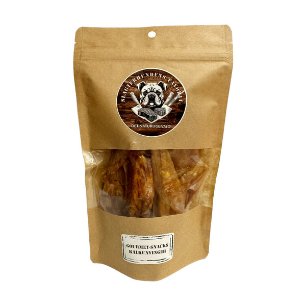 Slagterhundens Gourmet-Snack Kalkunvinger Naturlig Hundesnack 200 g