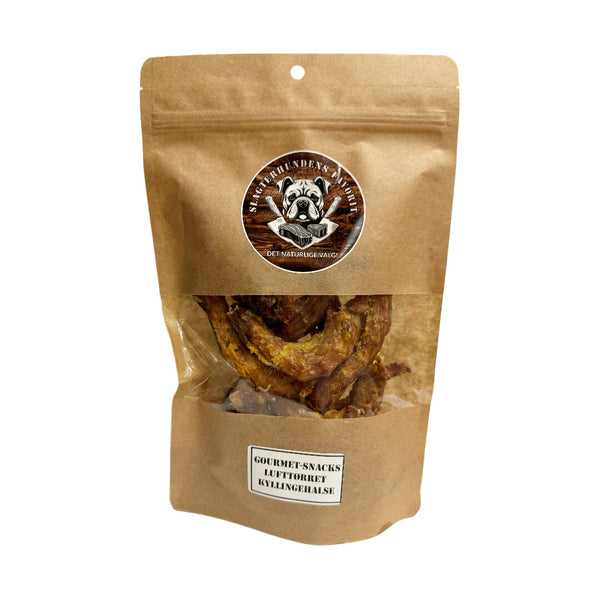 Slagterhundens Gourmet-Snack Kyllingehalse Naturlig Hundesnack 200 g