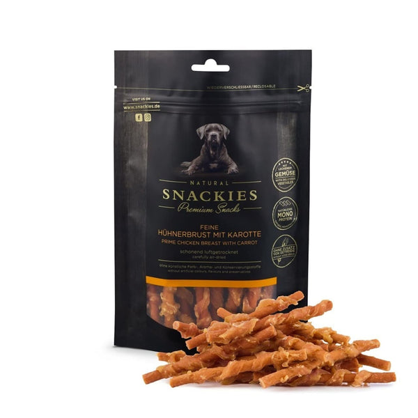 Snackies Fint kyllingebryst med gulerod 170g