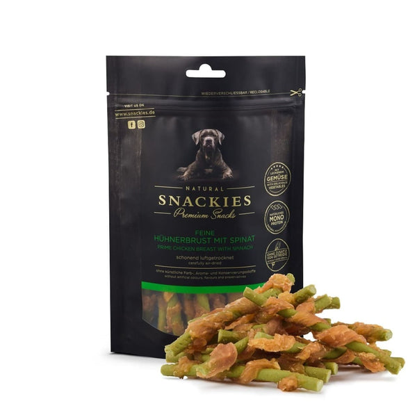 Snackies Fint kyllingebryst med spinat 170g