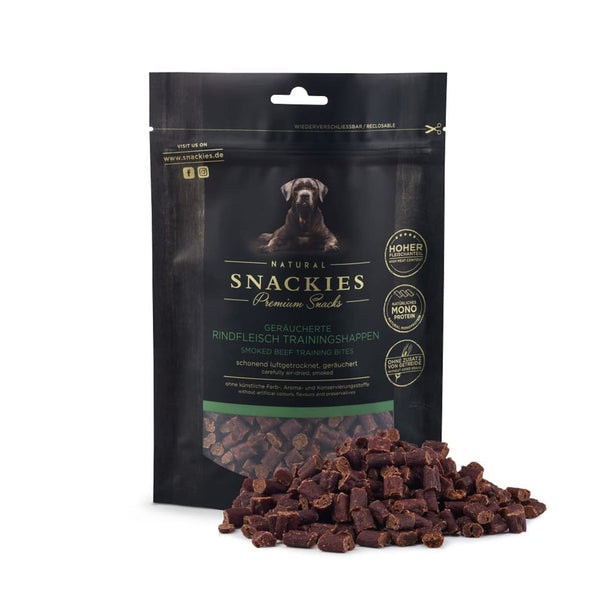 Snackies Røget oksekødstræningsbidder 170 g