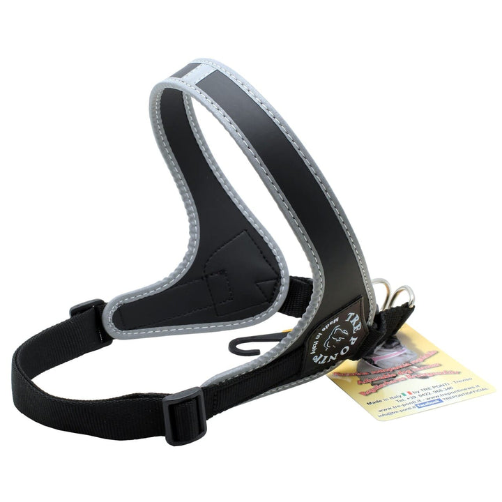 Tre Ponti Mini Hundesele Justerbar Sort – Komfortabel step-in sele