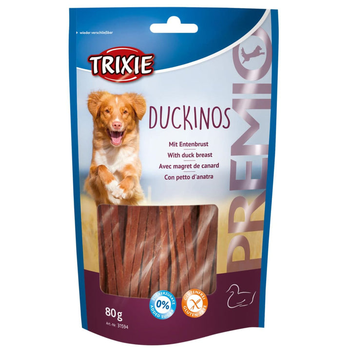 Trixie Premio Duckinos 80g – Bløde Andesnacks til Hunde