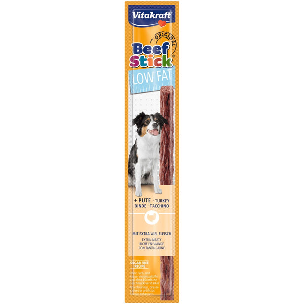 Vitakraft Beef-Stick® Low Fat Kalkun hundegodbid 12 g