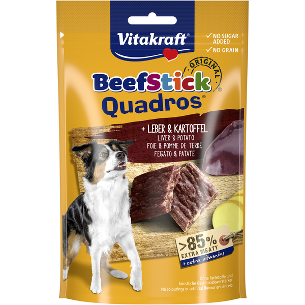 Vitakraft Beef-Stick® Quadros® med lever og kartoffel 70g