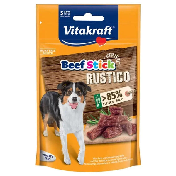 Vitakraft Beef-Stick® Rustico 55 g – Hundegodbid med 95 % kød