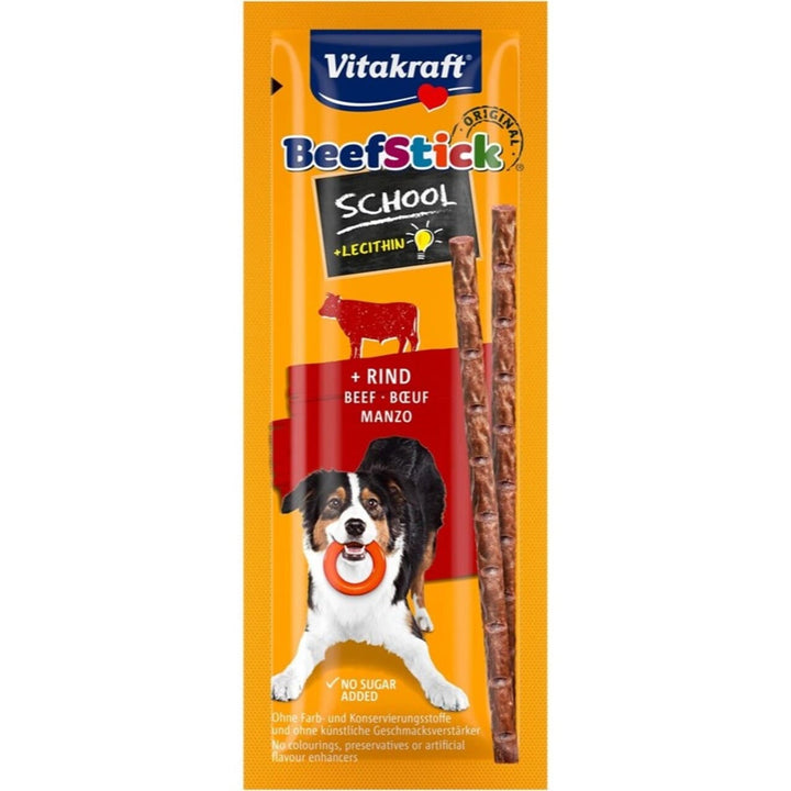 Vitakraft Beef-Stick® School Oksekød 20 g – Hundegodbid med 92% kød