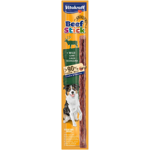 Vitakraft Beef-Stick® med Vildt – Hundegodbid med 95% kød