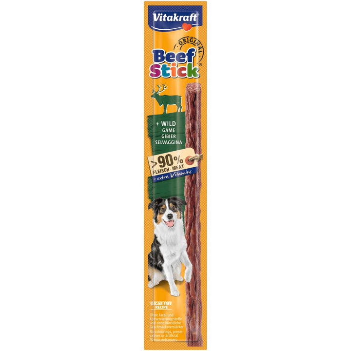 Vitakraft Beef-Stick® med Vildt – Hundegodbid med 95% kød