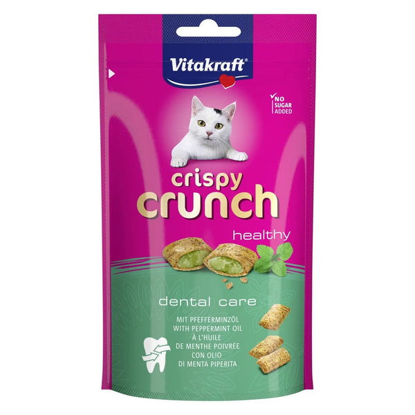 Vitakraft Crispy Crunch Dental med pebermynteolie 60g
