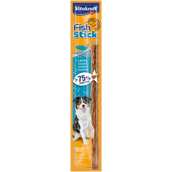 Vitakraft Fish Stick Laks 12g, Hundegodbid