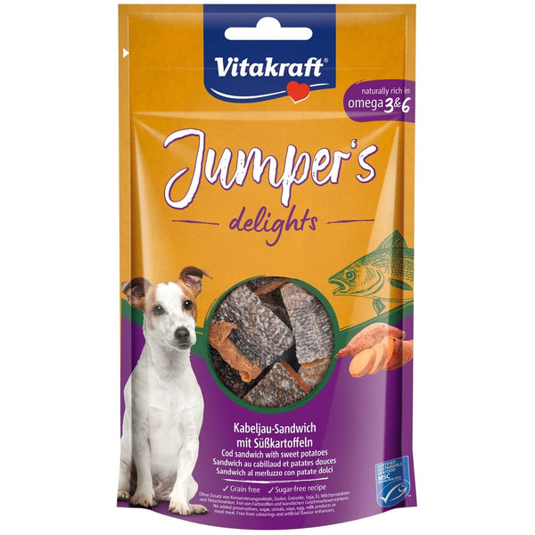 Vitakraft Jumper´s delight Torsk Sandwich med kartoffel 80g