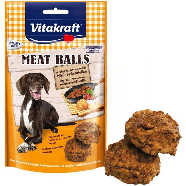 Vitakraft Meat Balls 80 g – Lækre kødboller til hunde