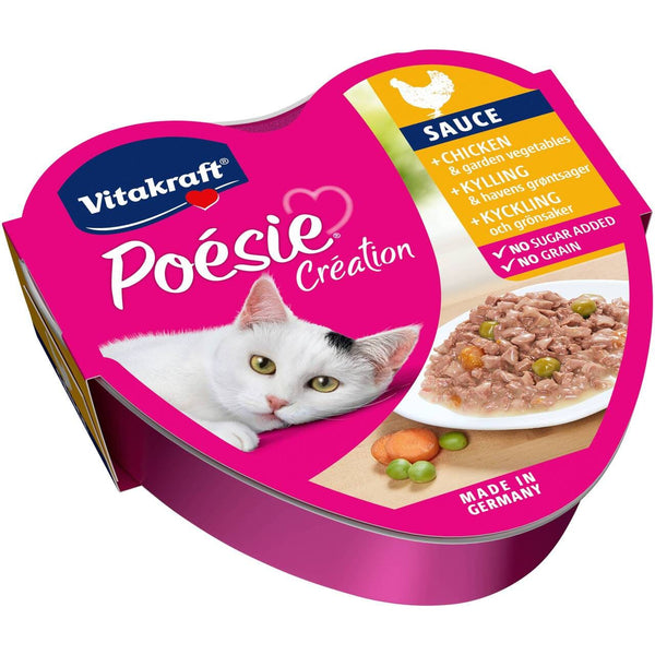 Vitakraft Poésie® Création, kylling og grøntsager i sauce