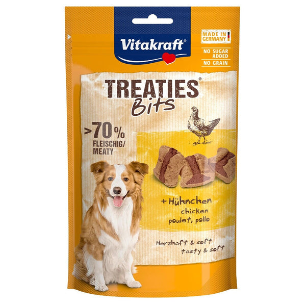 Vitakraft Treaties® Bits med kylling 120g – Hundegodbid