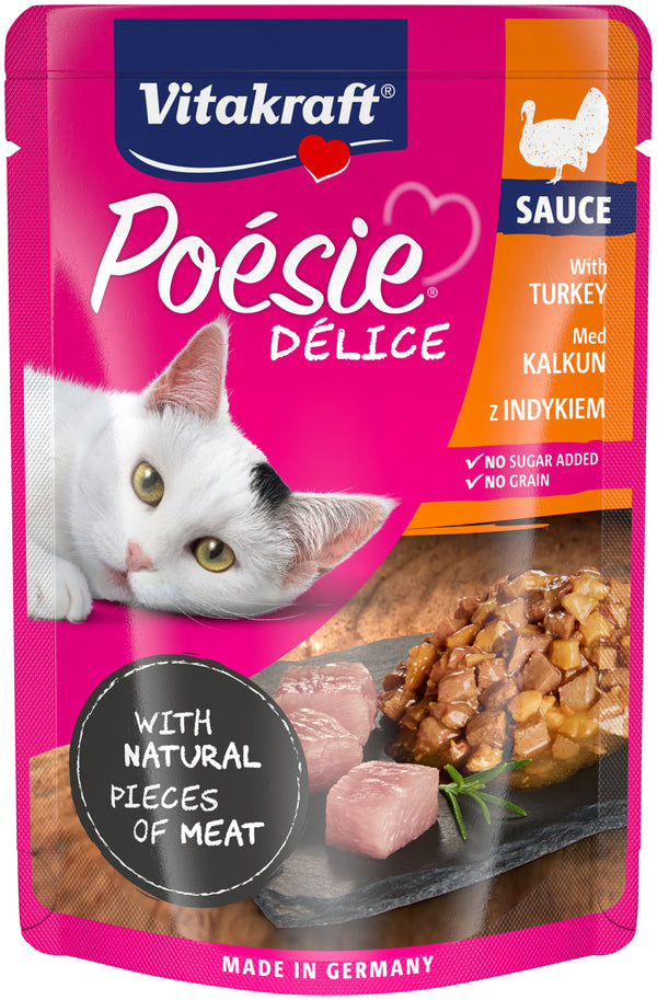 Vitakraft Poésie® Délice med Kalkun I sovs vådfoder til kat