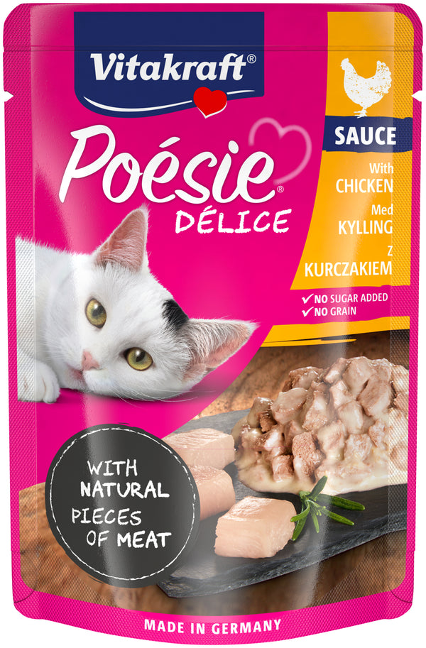 Vitakraft Poésie® Délice med Kylling I sovs vådfoder til kat