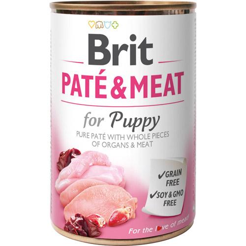Brit Paté & Meat Puppy Vådfoder til hund, 400 Gr.