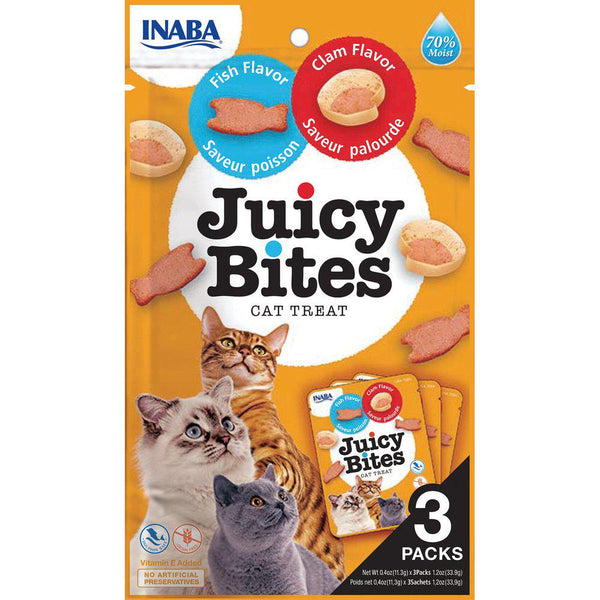 Churu Cat Juicy Bites Fisk/musling 3stk