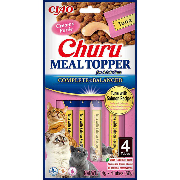 Churu Cat Meal Topper Tun / Laks 4stk