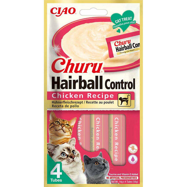 Churu Hairball Control Chicken 4stk