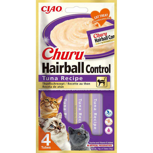 Churu Hairball Control Tuna 4stk