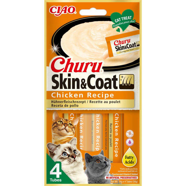 Churu Skin & Coat Chicken 4stk