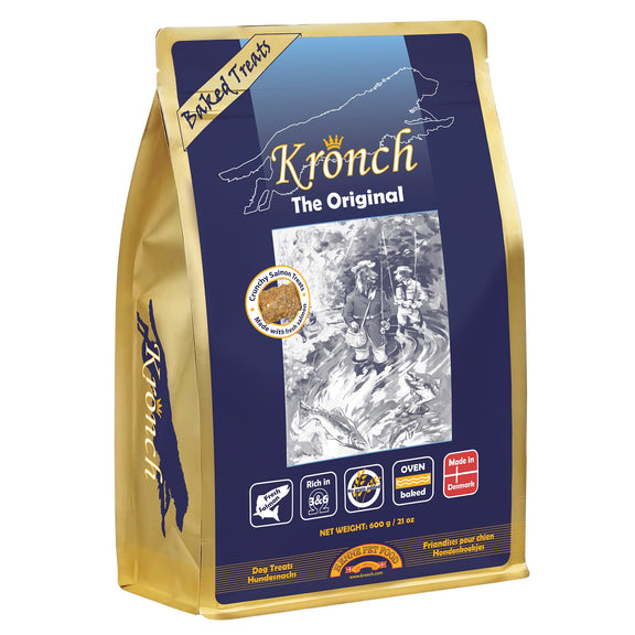 Kronch The Original Laks 175g, kornfri, 100% Laks – Petpower
