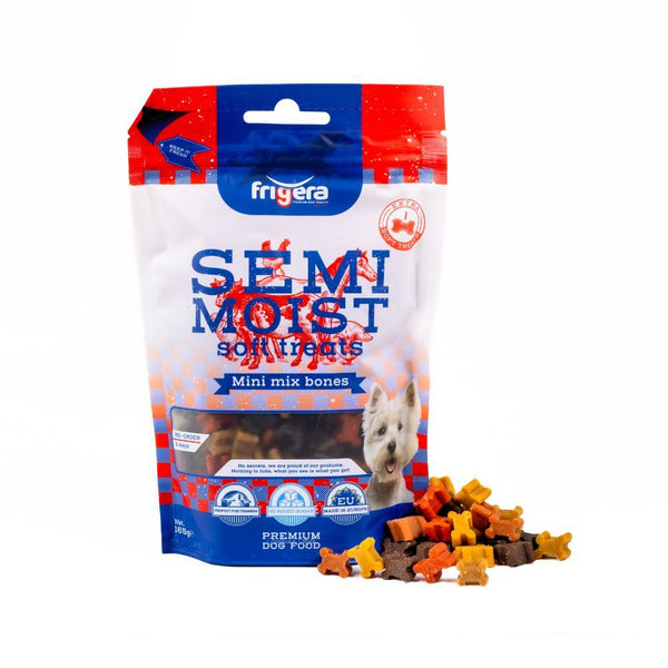 Frigera Semi-Moist Soft Mini Mix Bones 165g