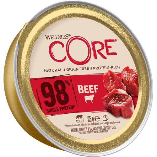 Core Cat 98 Beef vådfoder, 85gr