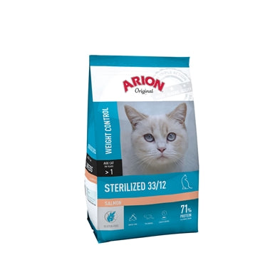 Arion original cat sterilized salmon 7,5 kg kattefoder