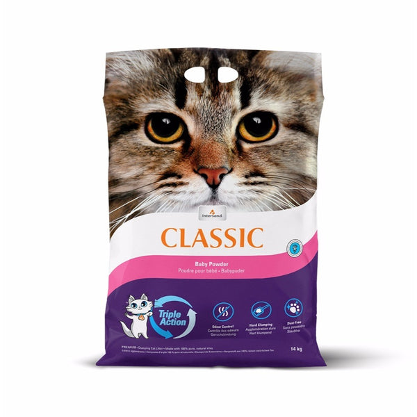 Extreme classic kattegrus med baby pudder,  14kg