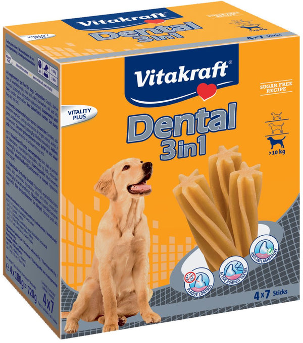 Vitakraft Dental 3in1 L fra 10 kg  hundetyggeben