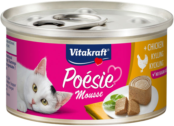 Vitakraft Poésie® Mousse med kylling vådfoder til kat