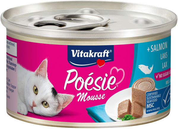 Vitakraft Poésie® Mousse med laks vådfoder til kat