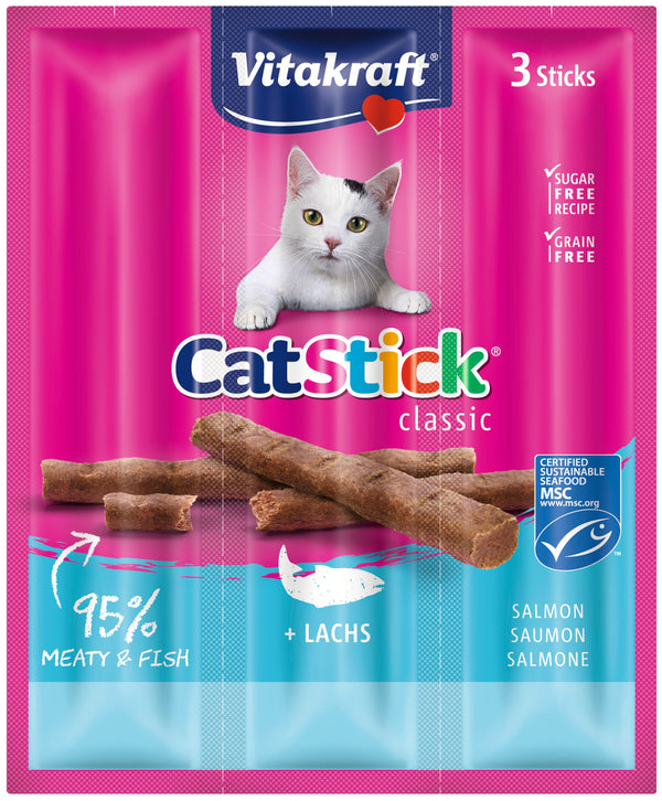 Vitakraft Cat Stick® med laks kattegodbid