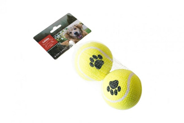 Active canis tennisbolde 8 cm, 2-pack hundelegetøj