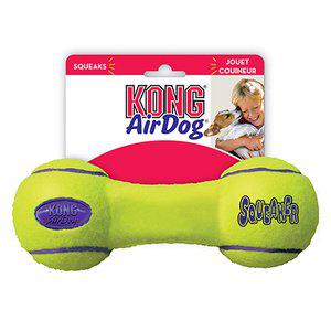 Kong airdog squeaker dumbbell S 14x6cm hundelegetøj