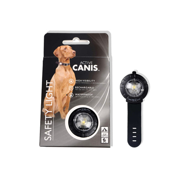 Active Canis Hvid Safety Light, Vandtæt Hundelygte
