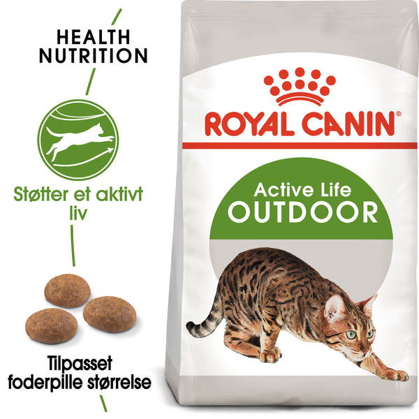Royal Canin Outdoor Adult Tørfoder til kat 10kg