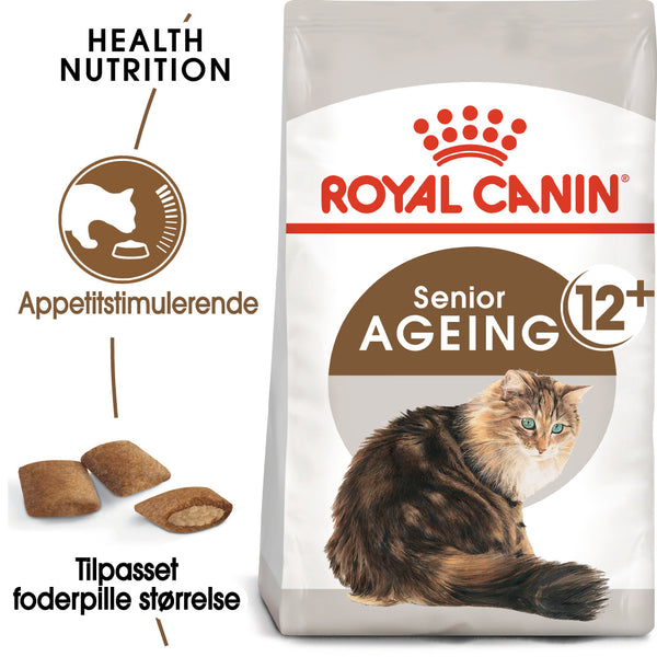 Royal Canin Senior Ageing 12+ Tørfoder til kat 4kg