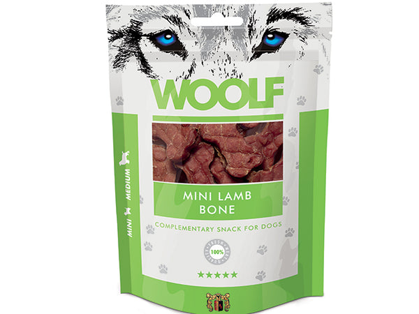 Woolf Små Kødben med Lam 100g Hundegodbidder