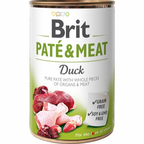 Brit Paté & Meat And Vådfoder til hund, 400 Gr.