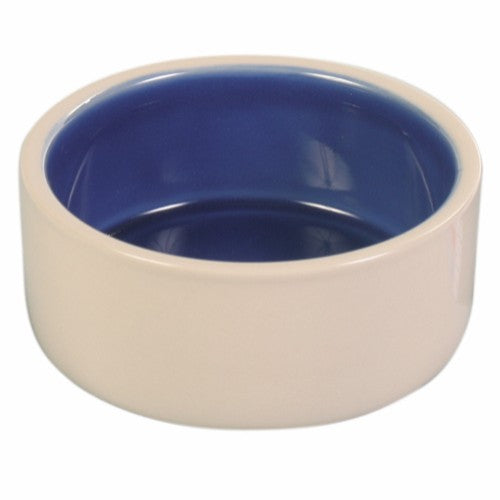 Keramikskål blå/grå vand/madskål