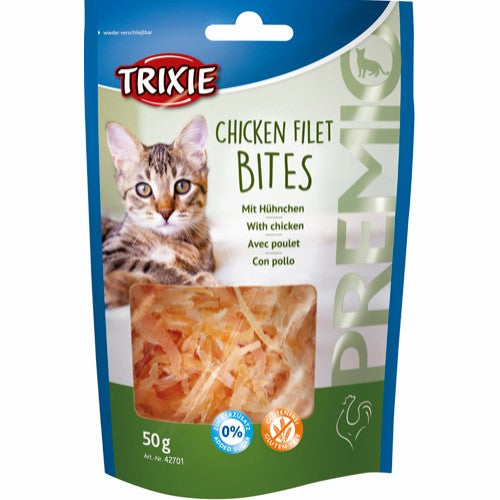 Trixie premio chicken filet bites 50g kattegodbid